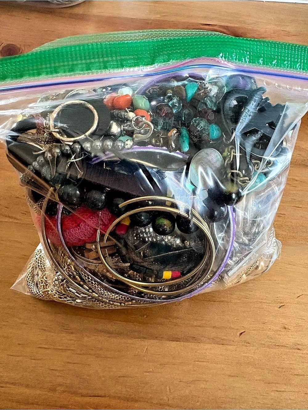 Mixed Costume Jewelry Lot Multicolor